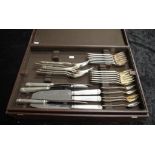 Christofle 'Aria' silver plate cutlery set for 6