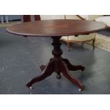 Victorian cedar loo table