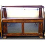 Victorian mahogany dumb waiter cabinet