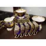 Good Hammersley gilt decorated tea set