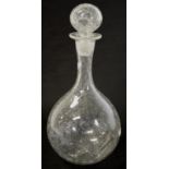 Julio Santos bubble glass decanter