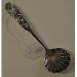 Sterling silver sugar sifting spoon