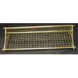 Original NSW railways brass luggage rack