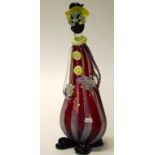 Good Murano glass clown figurine