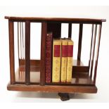 Vintage table top revolving book case