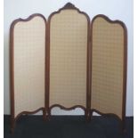 Rococo style 3 panel screen