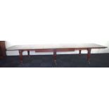 Large early Victorian extending dining table