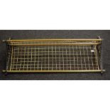 NSW Government Railways brass luggage rack