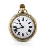 Open face rail masters pocket watch