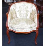 Vintage French style tub chair