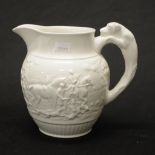 Wedgwood Etruria cream hunting scene jug