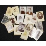 Quantity of Victorian studio photographs