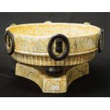 Art Deco Czech ceramic centrepiece bowl