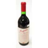 Bottle Penfolds vintage 1976 Grange Hermitage