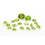 A parcel of loose Peridots