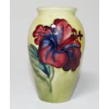 Walter Moorcroft 'Hibiscus' posy vase
