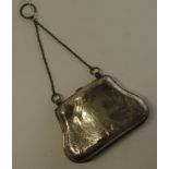 Edward VII Sterling silver purse