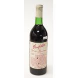 Bottle Penfolds vintage 1971 Grange Hermitage