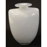 Kosta Boda white art glass vase