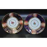 Two Chamberlain's Worcester plates