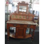 Edwardian pine washstand