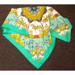 Hermes Paris silk scarf