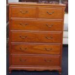 Vintage Chinese hardwood chest of drawers