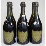 Six bottles 1971 Dom Perignon champagne