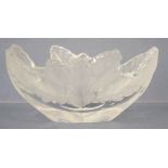 Lalique Oak Leaf Compiegne bowl