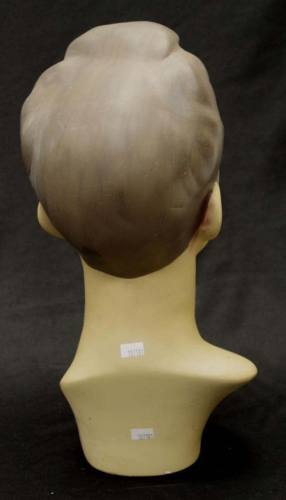 1930s plaster mannequin head - Image 2 of 2