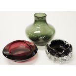 Whitefriars glass balloon vase,