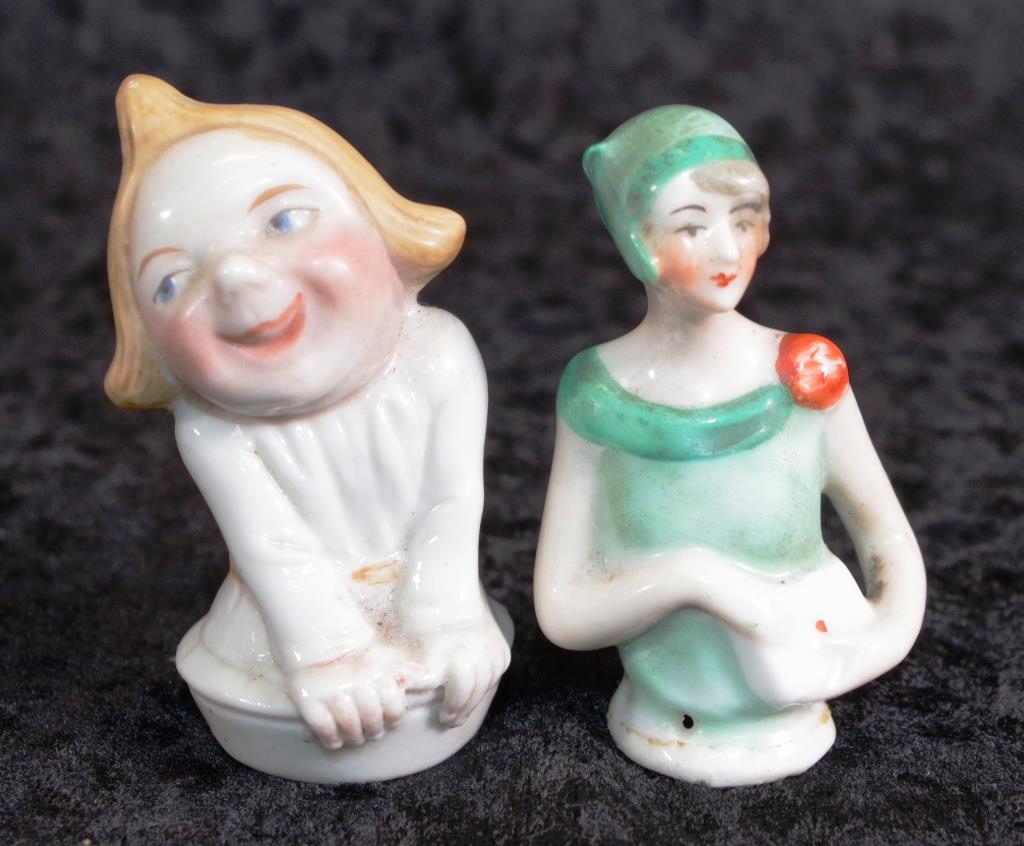 Two vintage ceramic Half Doll figures - Image 3 of 3