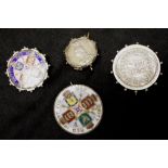 Four various Queen Victoria commemorative coins