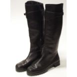 Pair of black leather Calvin Klein boots