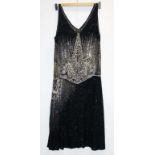 Good 1920's beaded flapper dress