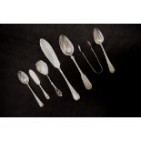 Seven pieces vintage sterling silver cutlery