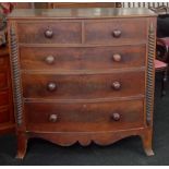 Late Georgian mahogany chest of drawers