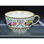 Early 19th C English handpainted teacup
