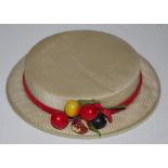 Vintage chocolate box in the form of a hat