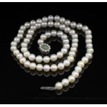 Akoya pearl single strand necklace