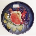 Moorcroft Sally Tuffin finch bird dish