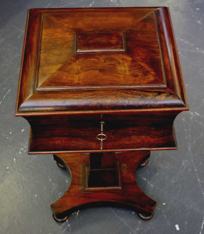 William IV rosewood teapoy - Image 2 of 6
