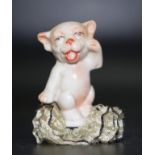 German Bonzo small porcelain figure