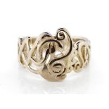 Irish silver Celtic knot ring