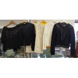 Six vintage ladies cardigans/tops