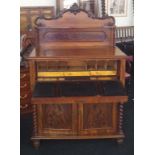 Victorian mahogany secretaire