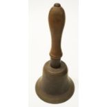 World war II British A.R.P brass hand bell