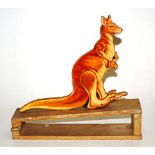 Vintage Chad Valley novelty timber kangaroo