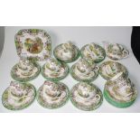 Extensive Spode 'Byron' tea set