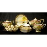 Early Noritake 15 piece teaset